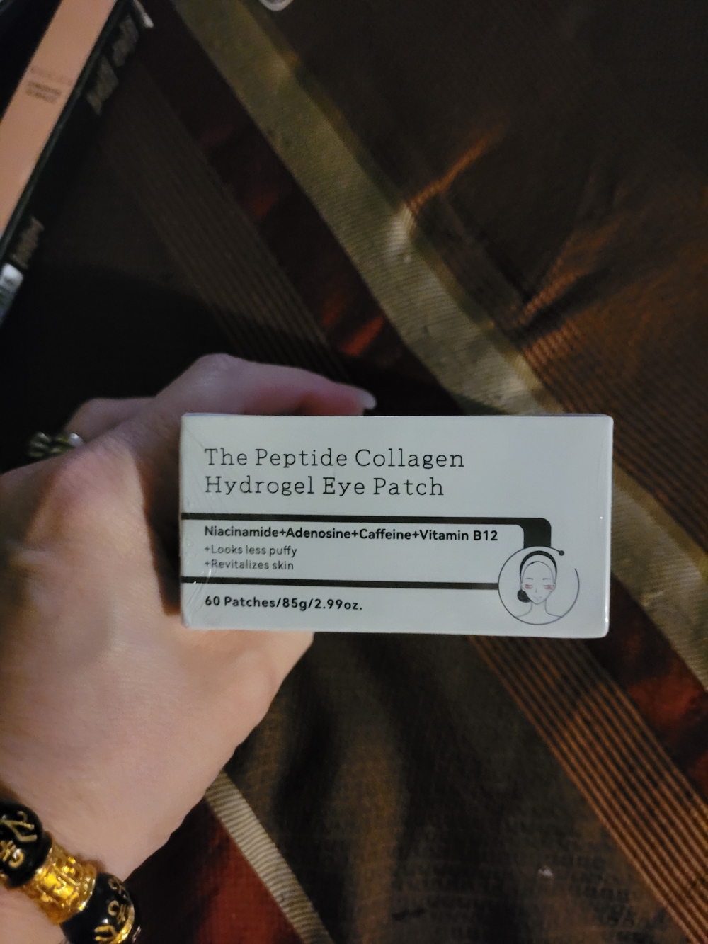 Peptide Collagen Hydrogel Eye Patch - White